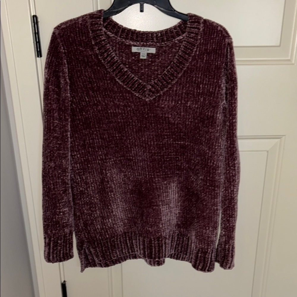 Orvis Women's Burgundy Sweater